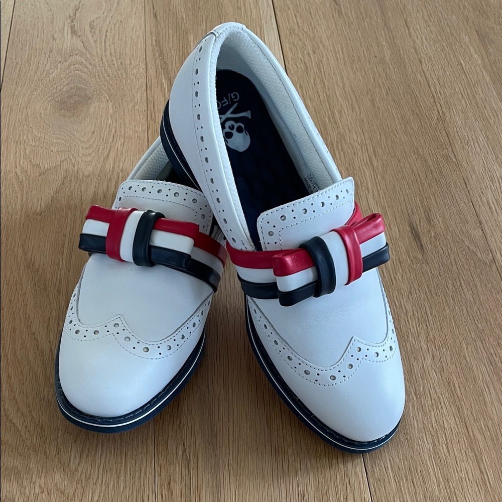 G/FORE ladies ribbon brogue cruiser!! Great slip on golf shoe worn twice! 7.5